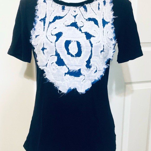 ❤️CLEARANCE🌺NWOT Tory Burch 💯 linen top - Picture 1 of 14